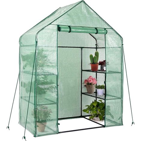 Grande serre de jardin / Balcon 6 niveaux 195 x 143 x 73 cm (1/5)