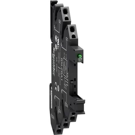 Schneider Electric Sockel für schmales Interface-Relais RSL, LED, Federzug, 12/24 VAC/DC RSLZRA1 (1/2)