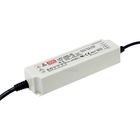 MW Mean Well LPF-40D-42 Driver per LED, Trasformatore per LED Tensione costante, Corrente costante 40 W 0.96 A 25.2 - 4