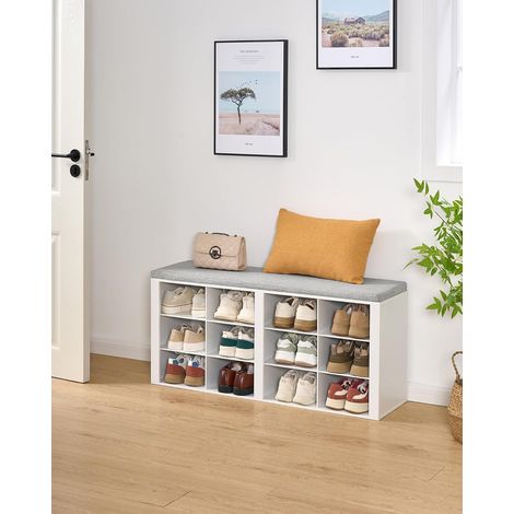 Panca Per Scarpe, Scarpiera, Panca Con Contenitore, Cuscino (1/5)