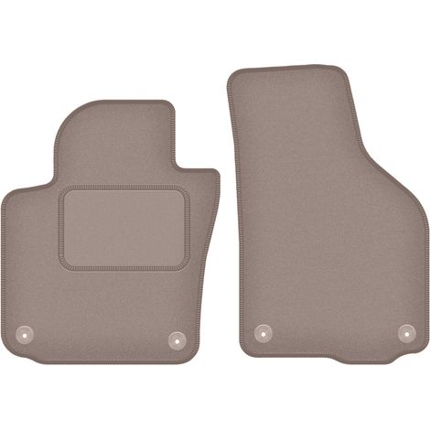 Tapis de sol avant pour : Volkswagen Golf VI cabriolet (2011-2016) beige