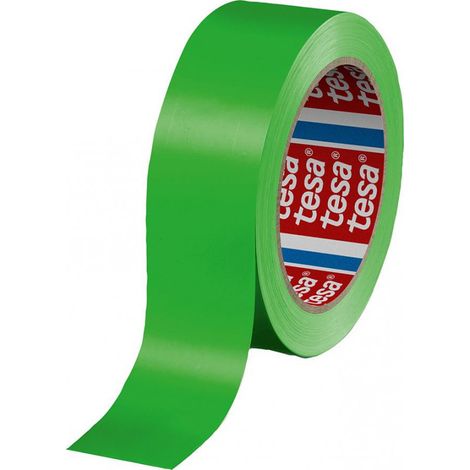 Nastro adesivo tesa 60404 PVC verde 66m x 12mm (Per 12)