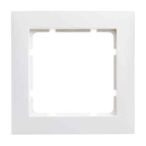 HAGER S1 CADRE 1 POSTE SÉRIE 1 GLOSS BLANC POLAIRE