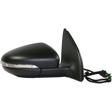Rétroviseur électrique droit noir chauffant Volkswagen Golf 6 2008-2012