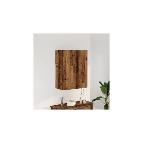Armoire murale vieux bois 69,5x34x90 bois d'ingénierie (1/5)