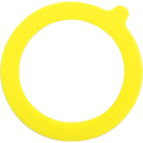 Einmachgläser mit Gummidichtung (10er-Packung) - 70 x 95 mm (gelb)