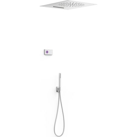 KIT DE GRIFO TERMOSTÁTICO ELECTRÓNICO EMPOTRADO DE 3 VÍAS