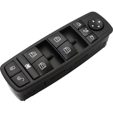 Bouton interrupteur lève-vitre A1698206710 pour W245 W169 2006-2012 interrupteur de commande de vitres électriques, interrupteur de fenêtre (1/5)