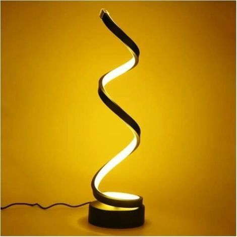 LED-Tischleuchte – 12 W, warmweiß – dimmbar – kreatives, modernes Design, Acryl – (Schwarz) (1/4)
