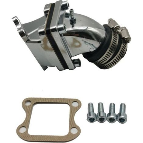 Connecteur Carburateur - Pour Moteur 2 Temps JOG 50 - Compatible Admission Augmentée et Soupape d'Admission Modifiée - 1 Pièce (1/5)