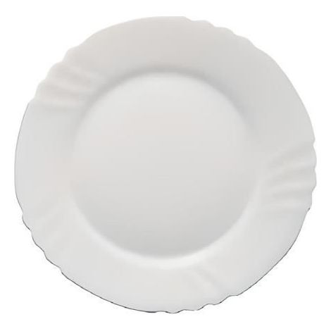 Service 36 assiettes à dessert - JUANIO - Diamètre 20 cm - Rond - Verre opale - Compatible micro-ondes et lave-vaisselle (1/4)