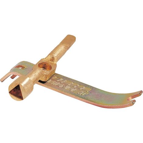 Clé P531 pour ouverture et réarmement pour DDMP, robinet poussoir 3815 et coffrets Réf P053100