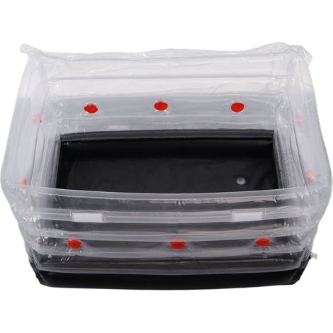 Mushroom Monotub Kit Home Inflatable Mushroom Grow Kit Save Your Mushroom Grow Bags Easy Storage Large Square (1/5)