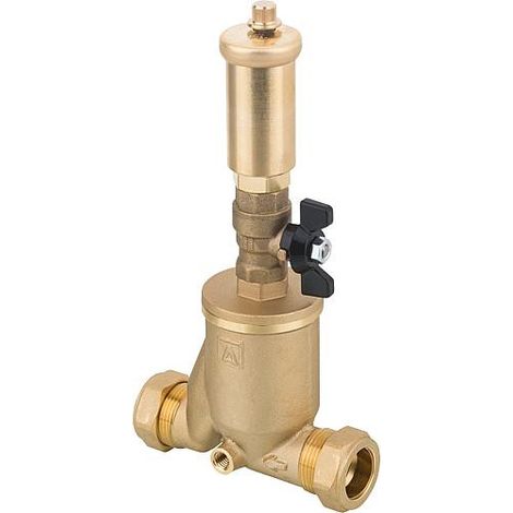 Separateur d air combine solaire avec robinet a bille jusqu a max 150 C