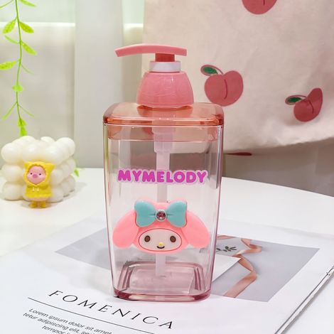 Flacon de voyage transparent léger en plastique, forme mignonne pour shampoing et gel douche, vide et réutilisable (1/5)