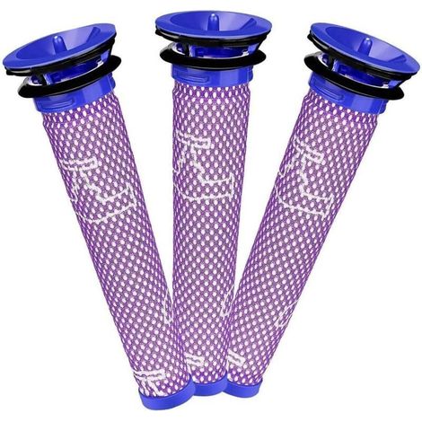 Pack of 2 Pre-Filters Compatible with Dyson DC58 DC59 DC61 V62 V6 V7 V8 Animal Vacuum Cleaner Pre Motor Washable Replacement Part (1/5)