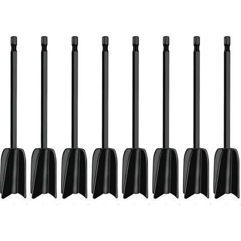 Lot de 8 bâtons de mélange de peinture pour résine époxy et mélange de peinture avec design efficace 16,5 cm de long (1/5)