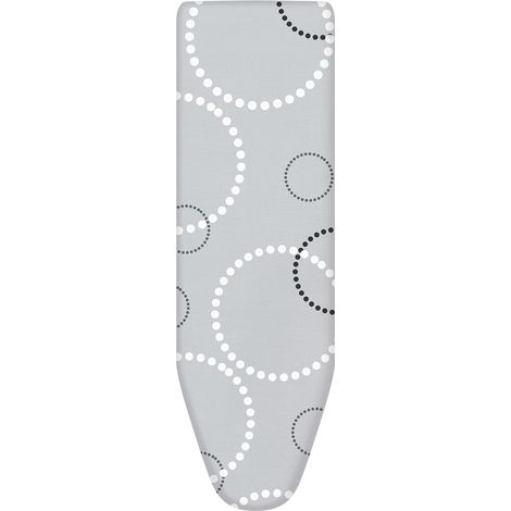55cm X 148cm - Housse Table a Repasser Élastiqué Housse Planche à Repasser Montage Rapide (Gris Clair) (1/5)