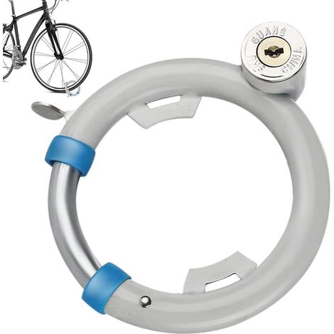 Heavy Duty Bike Lock, Scooter Security Chain, Round Anti Theft Locking Tool with Key, 4 8 Inches Protective Safety Supplies for Electric Bikes, Scooters Motorcycles Urban Commuting (1/5)