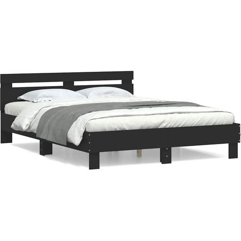 Maison Exclusive - Estructura cama con cabecero madera ingeniería (1/5)