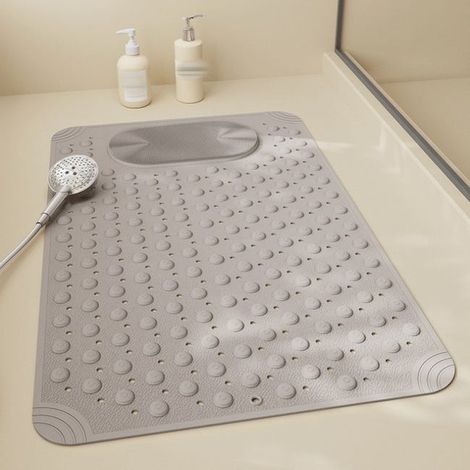 Tappetino antiscivolo per il bagno, tappetino da bagno, tappetino massaggiante per il bagno, con ventose antiscivolo, 50x80cm (1/4)