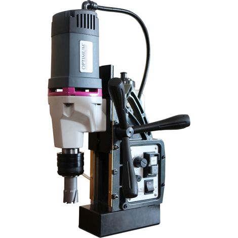 Perceuse magnétique haute performance jusque ø 50x50 mm Weldon 19 mm 1,7 kW aimant 15600 N vitesse variable Optidrill DM50V 230V (1/5)