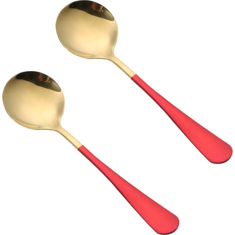 Cuillère À Soupe - Acier Inoxydable 18/10 - Pour Maison Et Restaurant - Lot De 6 (1/5)