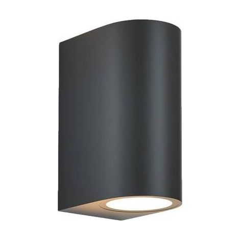 APPLIQUE DRAPION 15X7X9,5CM NERO GU10 2X5W