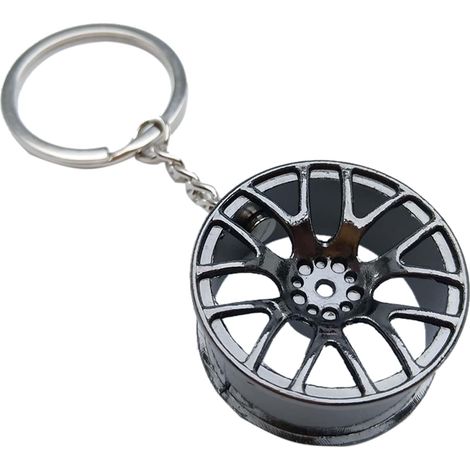 Porte-clés en métal pour roue de voiture =, (1/2)