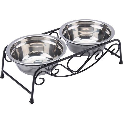 Gamelle pour chien gamelle pour chat en acier inoxydable (1/5)