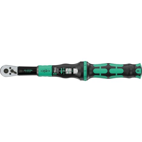 Llave  dinamométrica  Click-Torque  Lock  A  5  1/4  pulgada  2,5-25  Nm  WERA