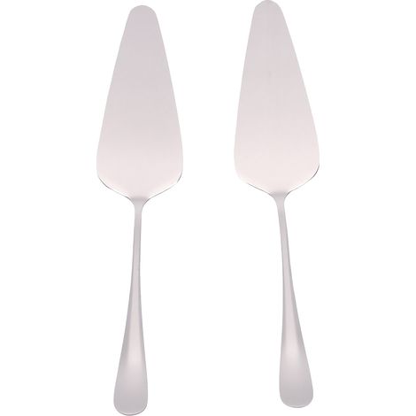 Lot de 10 pelles à tarte en acier inoxydable à bord dentelé, coupe-pizza multi-usages pour fêtes, mariages et anniversaires (1/5)