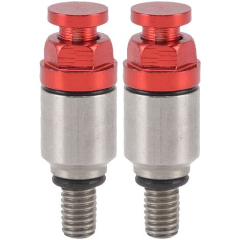 BUNTHAUS 2 pièces M5x0.8 fourche en alliage d'aluminium purgeur d'air soupape de surpression de remplacement pour CRF150R CR125R CR250R CRF250R rouge (1/5)