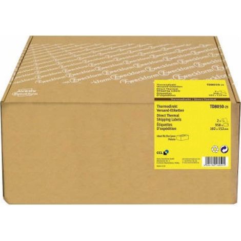 Adressetikett 102 x 152 mm (B x H) Papier weiß 475 Etik./Rl. 2 x 475 Etik./Pack. (1/5)