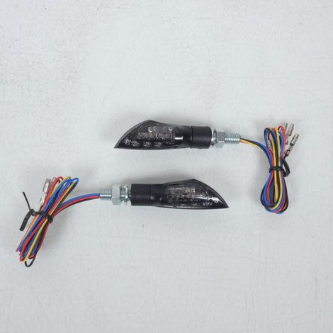 Paire Clignotant Arrière Led avec Rappel stop 12V Chaft pour moto (1/5)