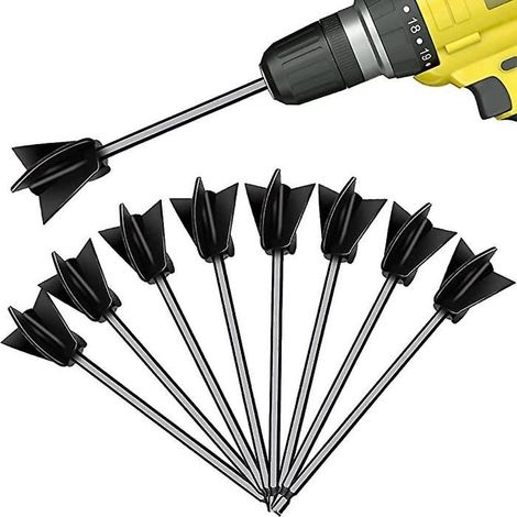 Mélangeur à résine époxy 8 pièces réutilisable et multifonctionnel pour perceuse, pour mélanger époxy et peinture (1/5)