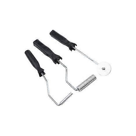 3-teiliges Werkzeugset aus Aluminiumlegierung für Handlaminierung, Reinigung und Entschäumung von Glasfaser-Blasenlaminaten, inklusive Paddelwerkzeug
