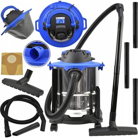 Aspirador de obra geko g81097 20L 1250W (1/3)