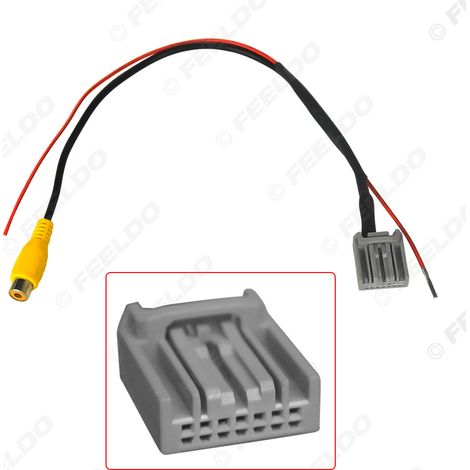 Convient pour ajouter un câble vidéo de caméra de recul à l'unité principale d'origine du système de caméra de recul Honda Civic/CR-V.