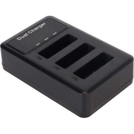 1 Chargeur de batterie, indicateur LED triple, compatible NP-BX1, pour appareils photo ZV1 RX100 (1/4)