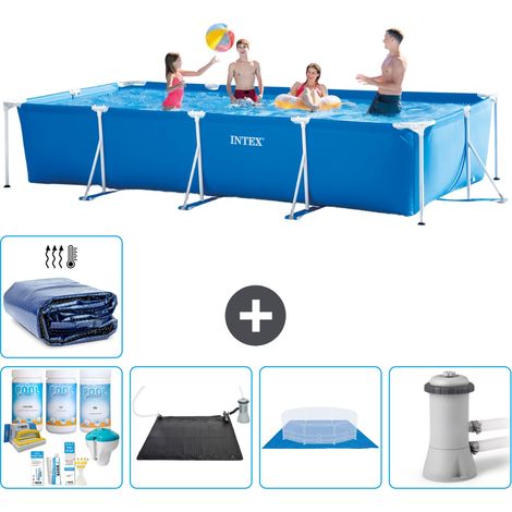 Intex Piscine Tubulaire Rectangulaire - 450x220x84 cm - 6-pièces  S20074 (1/5)