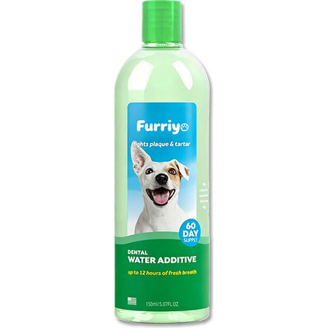 Furriyo Drinking Water for Fresh Breath, Dental Care Products for Pets, Special Care for Dogs (1/5)