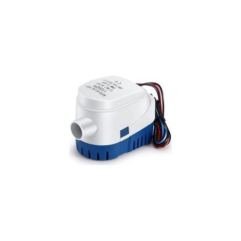 Pompe de cale automatique 12V 1100GPH – Totalement submersible – Faible consommation – Pour drainage silencieux dans bateaux, étangs, piscines (1/5)