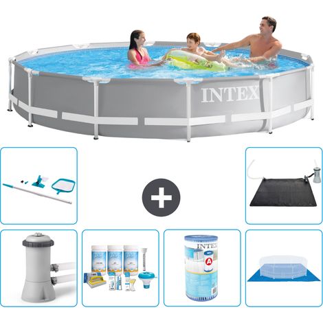 Intex Piscina Prism Frame Rotonda - 366x76 cm - 8-pezzi  S42119