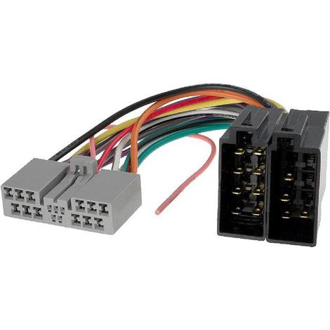 Fiche Autoradio 17PIN vers ISO - C-Crosser Accord Civic CR-V Lancer Outlander Pajero 4007 Fit