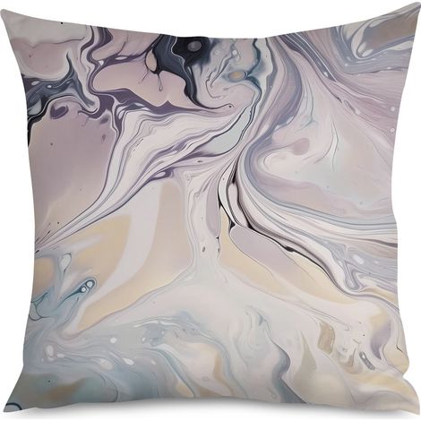 Housse de Housse Coussin Motif Marbre Élégant (1/5)