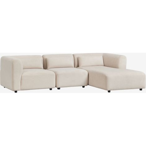 Canapé modulaire avec chaise longue droite 3 pièces Fogler SKLUM (1/5)