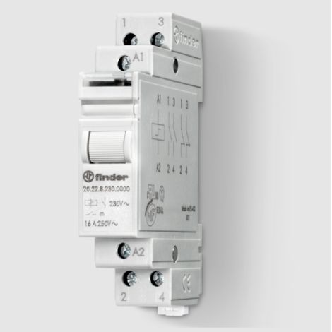 Rele' Ad Impulsi Modulare 230V Bip (Finder Cod. 202282300000)