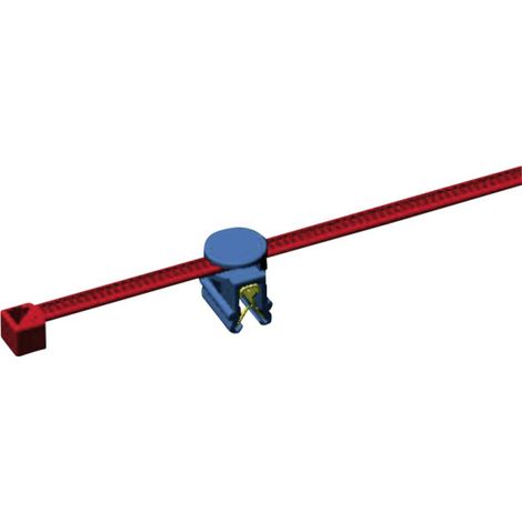 HellermannTyton 156-01601 CBTO50R-PA66-BK-D1 Kabelbinder 200 mm 4.60 mm Schwarz mit drehbarer Halter (1/3)