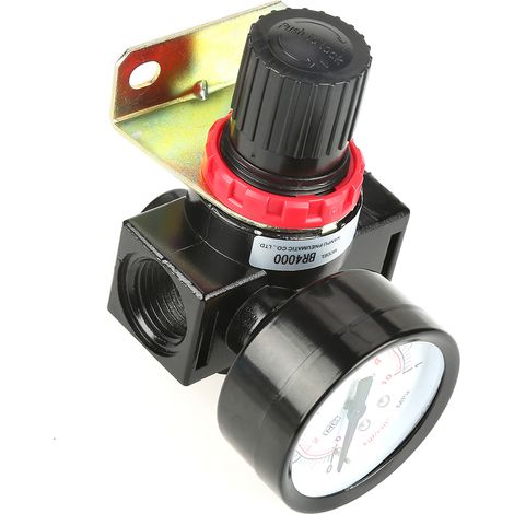 1 pièce BR4000 G1/2 Régulateur de Pression d'Air pour Compresseur Valve de Contrôle (1/5)